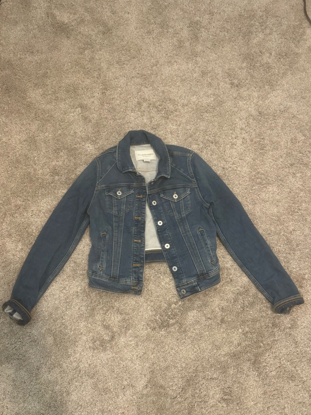 Pilcro and the Letterpress Blue Denim Jean Jacket